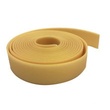 Solid Gold Easy To Clean Polyester Coated Webbing Rubber Strap